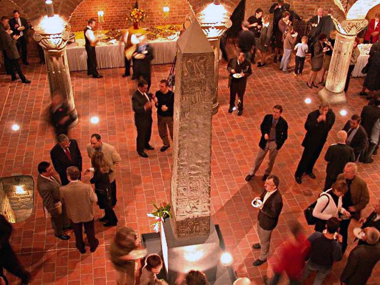 Obelisk of Ramesses II in the Museum's courtyard