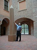 Obelisk of Ramesses II in the Museum's courtyard