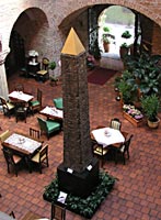 Obelisk of Ramesses II in the Museum's courtyard