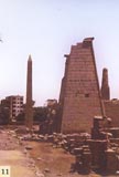 Obelisk of Ramesses II in the Museum's courtyard